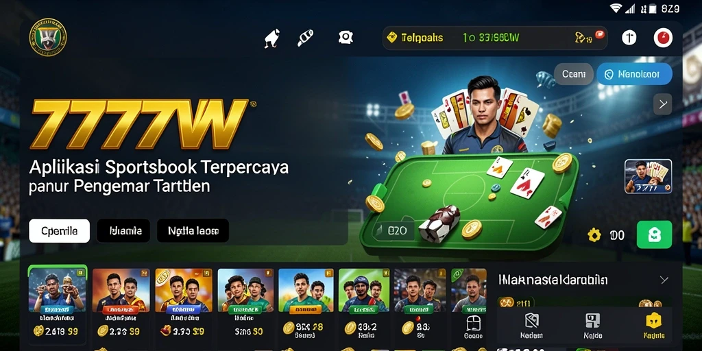 Tampilan gameplay 7777W yang menarik dan interaktif.