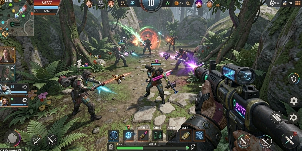 Tampilan gameplay BPO777 yang penuh strategi dan aksi.