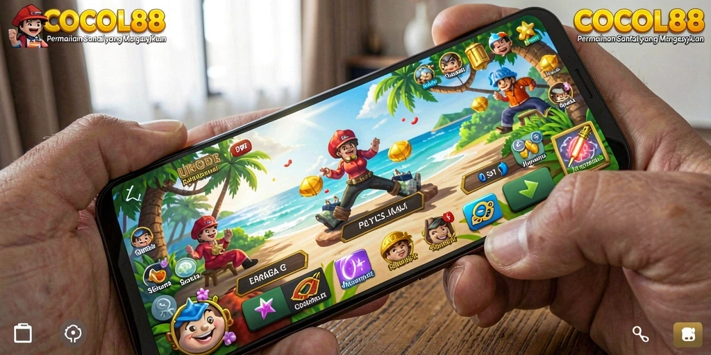 Gameplay COCOL88 yang penuh warna dan menantang.