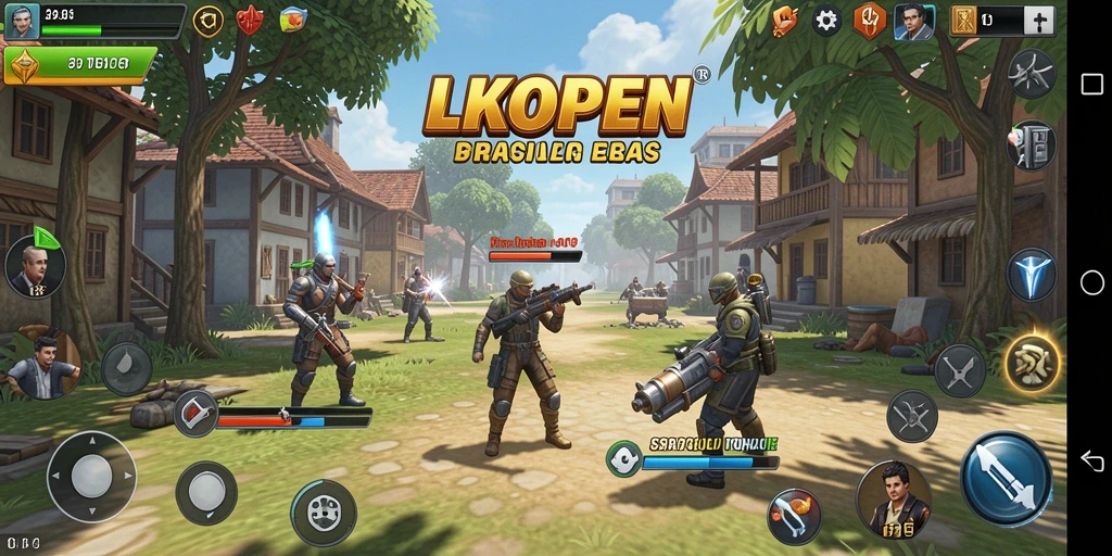 Tampilan gameplay LKOPEN yang seru dan menegangkan.